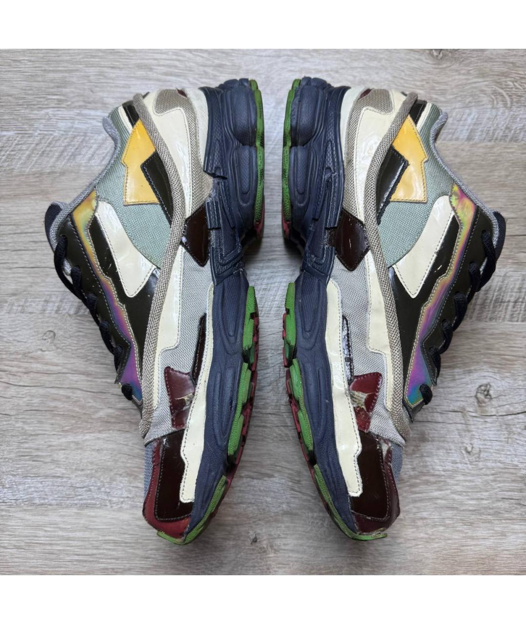 ADIDAS X RAF SIMONS Мульти кожаные низкие кроссовки / кеды, фото 7