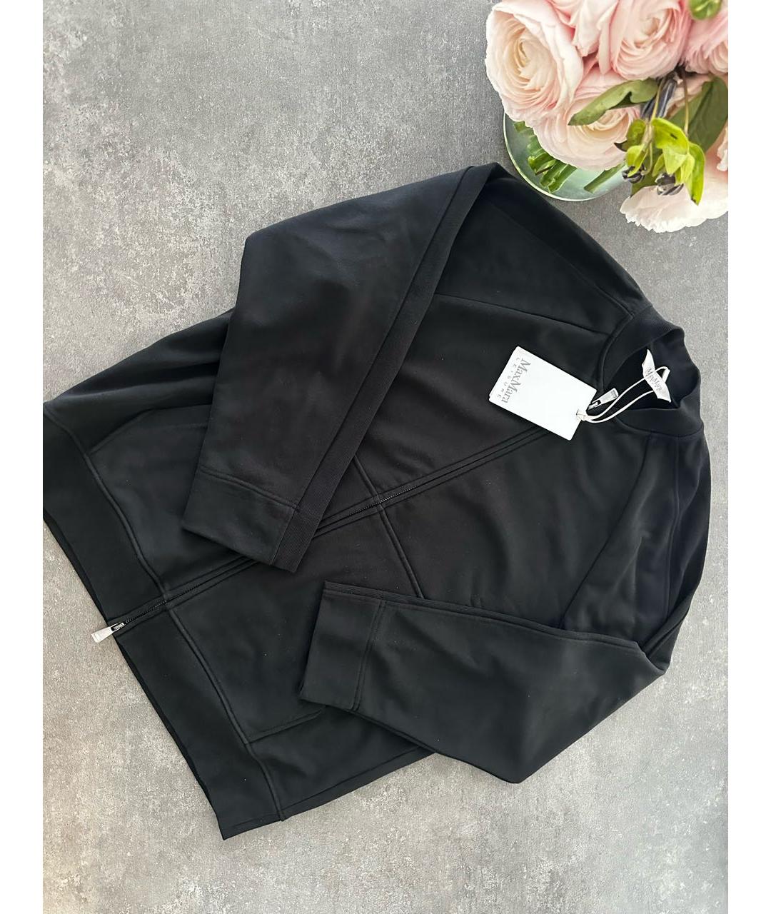 MAX MARA Черный хлопковый спортивные костюмы, фото 2