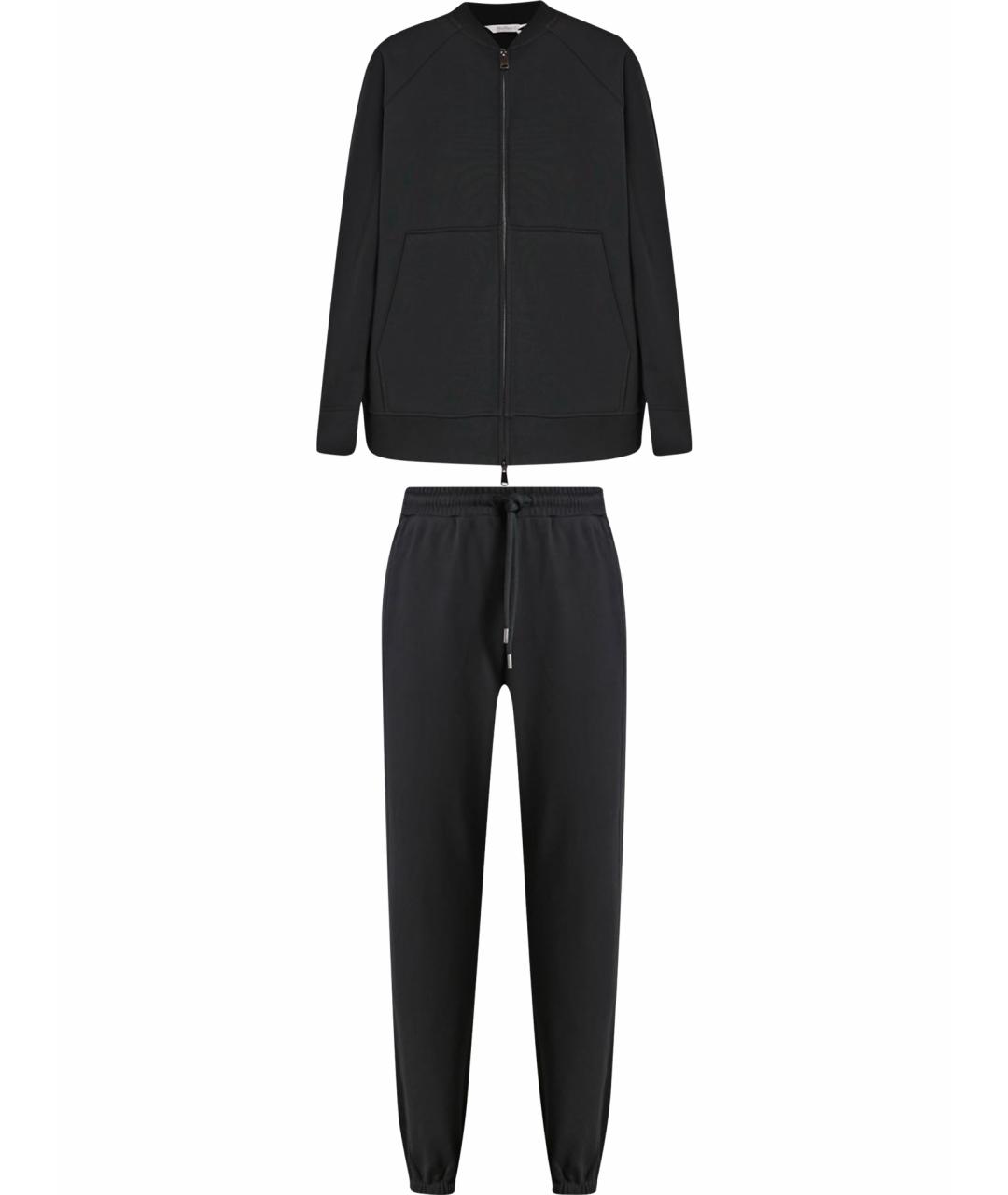 MAX MARA Черный хлопковый спортивные костюмы, фото 1