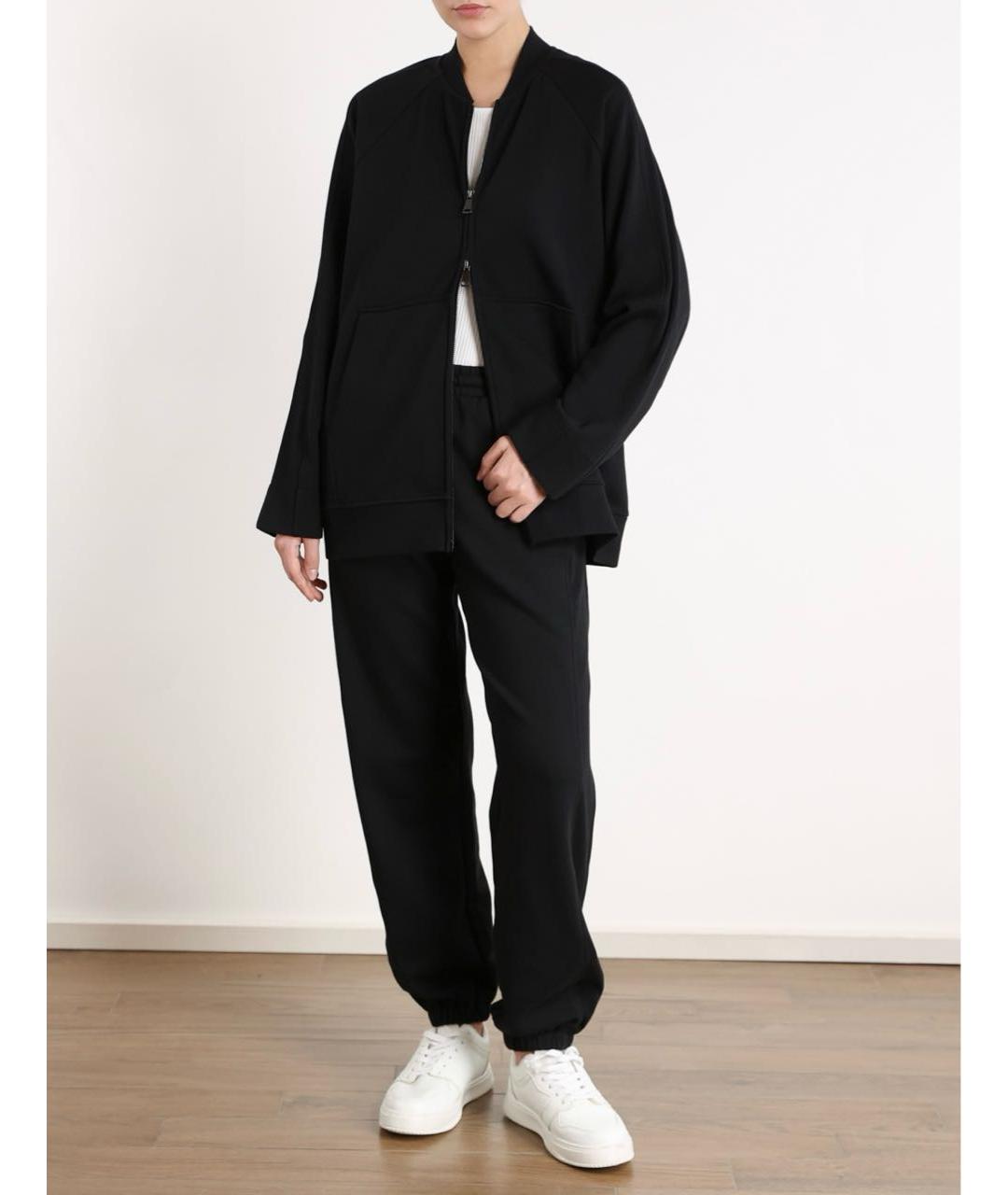 MAX MARA Черный хлопковый спортивные костюмы, фото 8