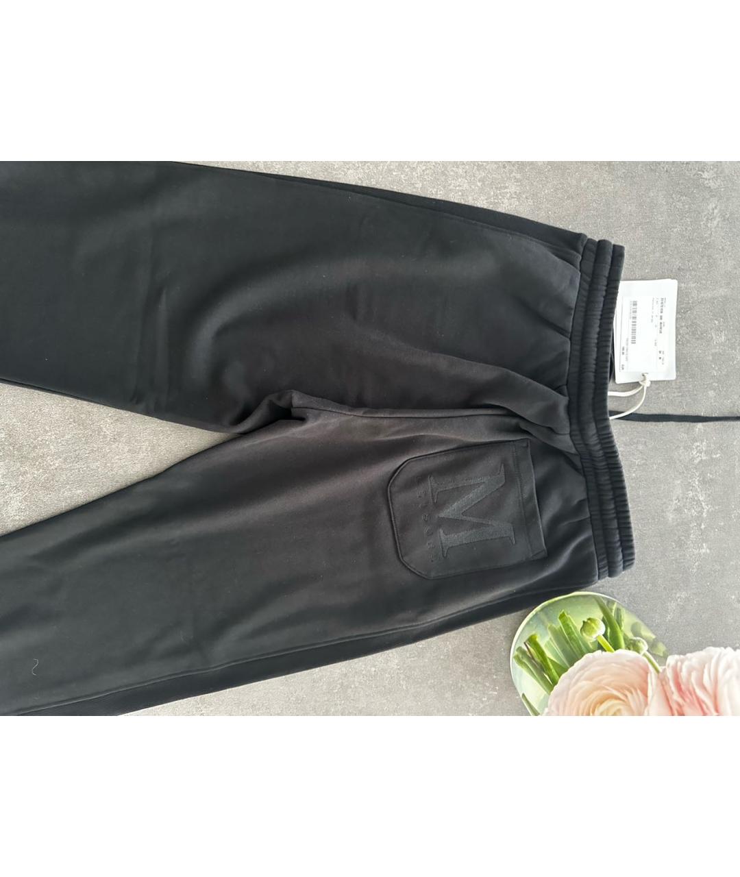 MAX MARA Черный хлопковый спортивные костюмы, фото 4