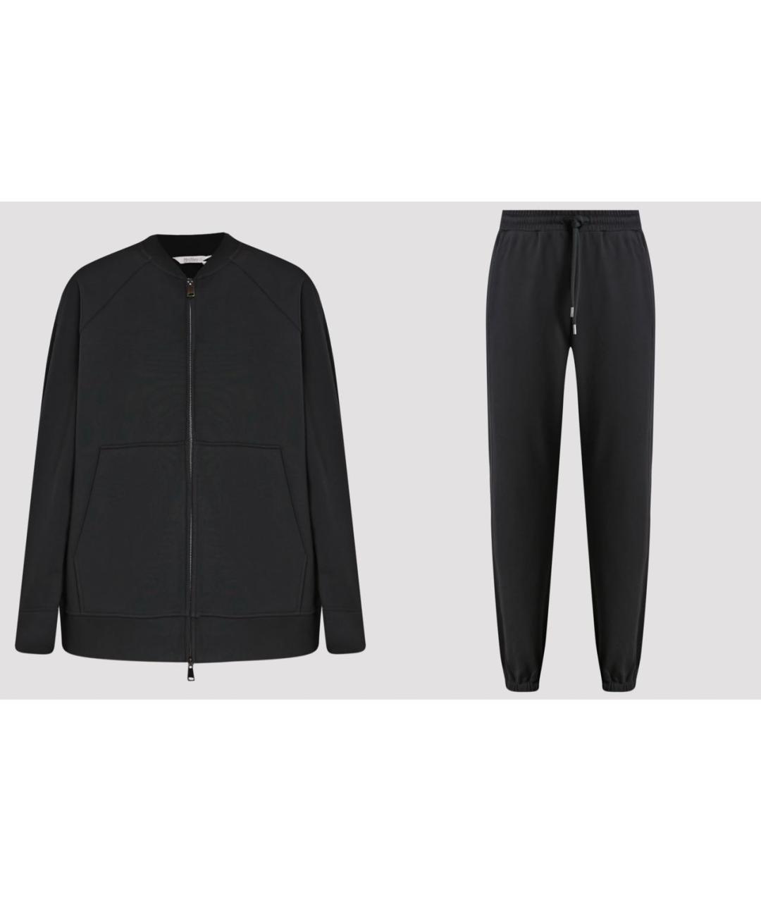 MAX MARA Черный хлопковый спортивные костюмы, фото 9
