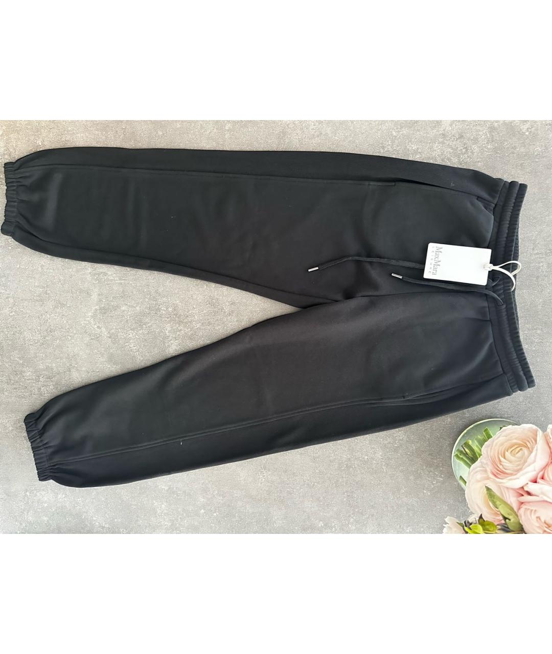 MAX MARA Черный хлопковый спортивные костюмы, фото 3