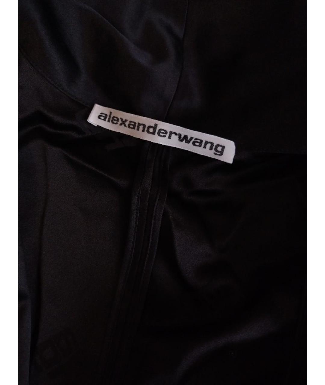 ALEXANDER WANG Черный шелковый комбинезон, фото 8