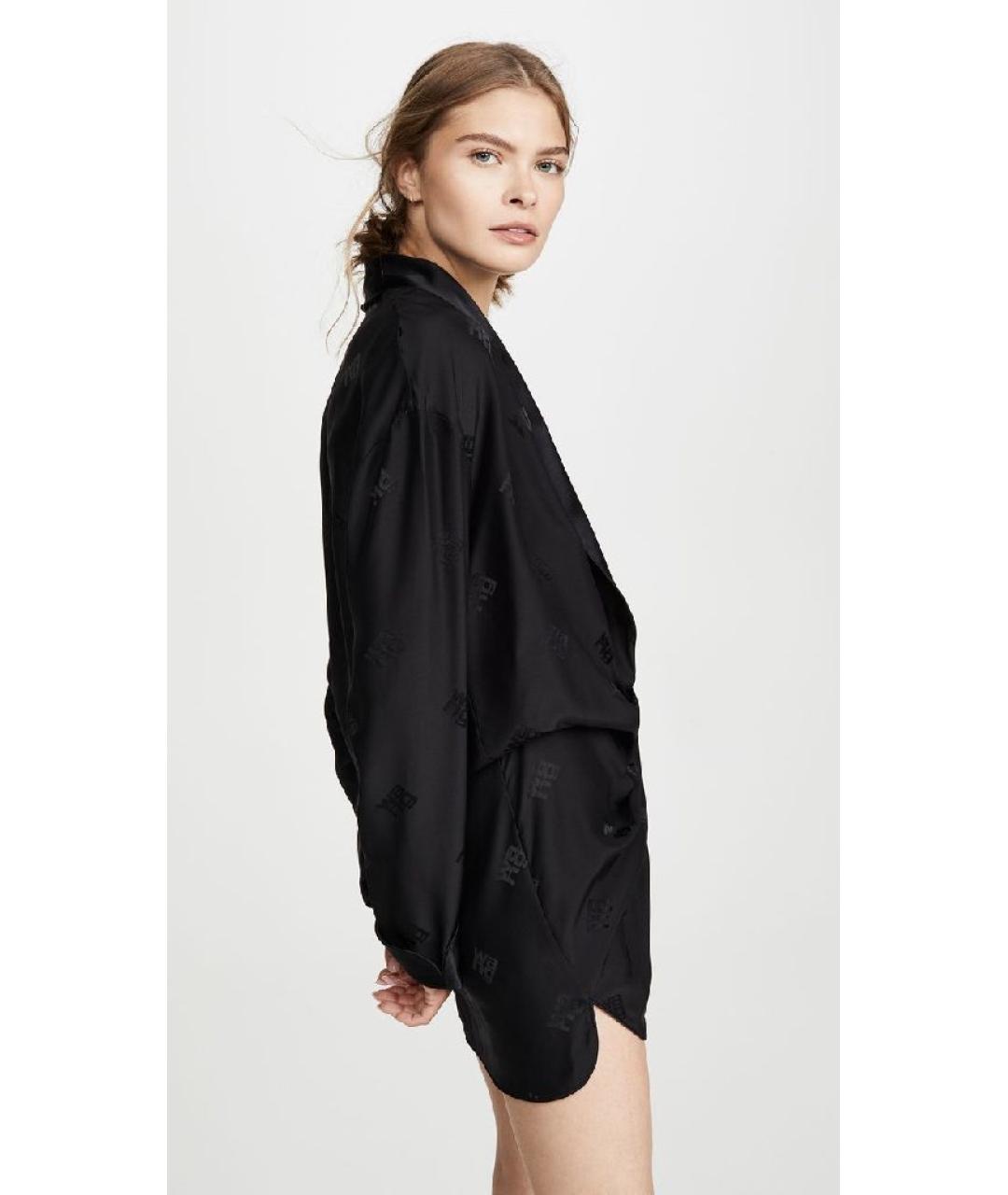 ALEXANDER WANG Черный шелковый комбинезон, фото 3
