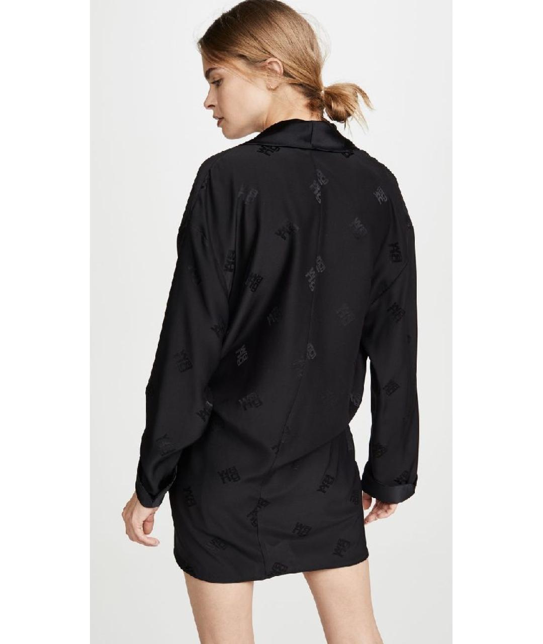 ALEXANDER WANG Черный шелковый комбинезон, фото 4