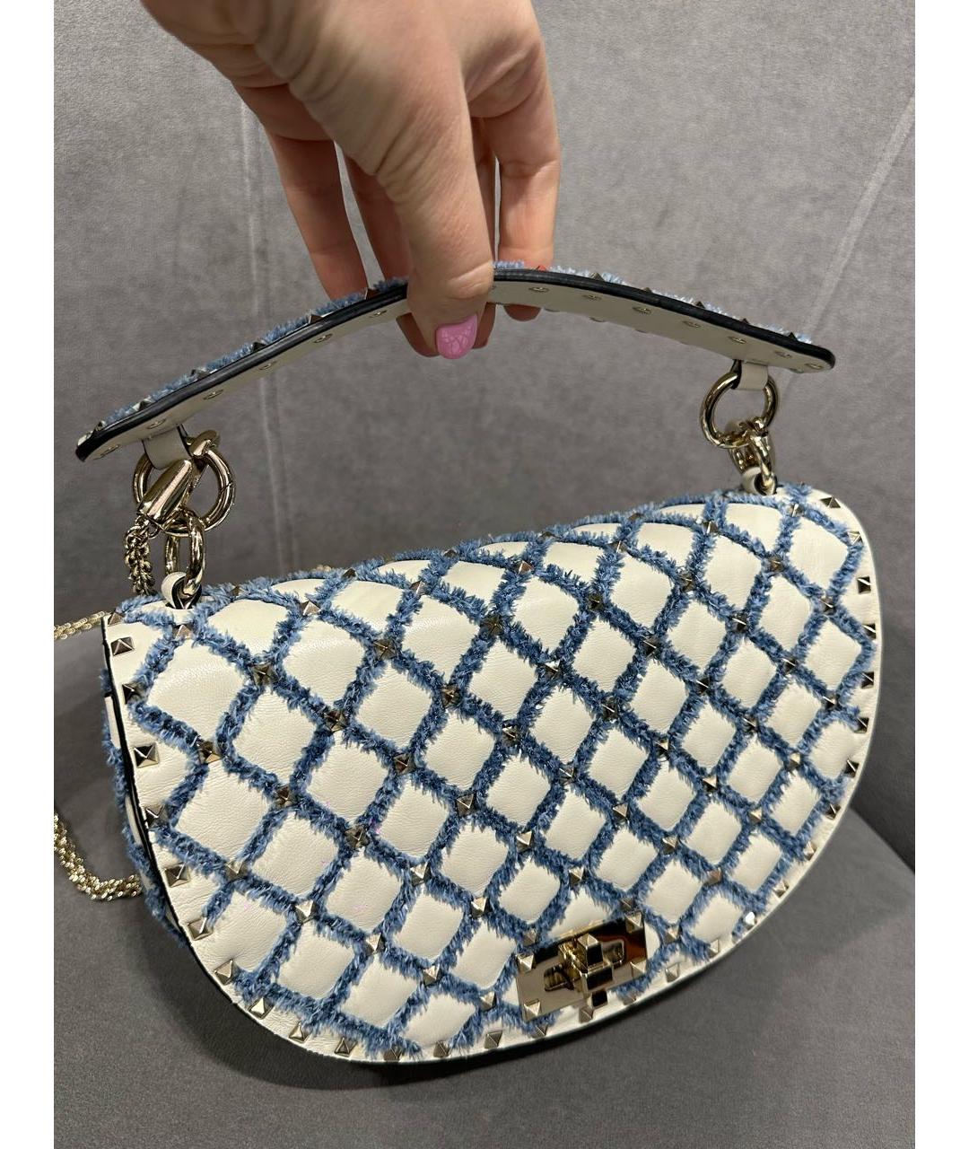 VALENTINO Кожаная сумка с короткими ручками, фото 2