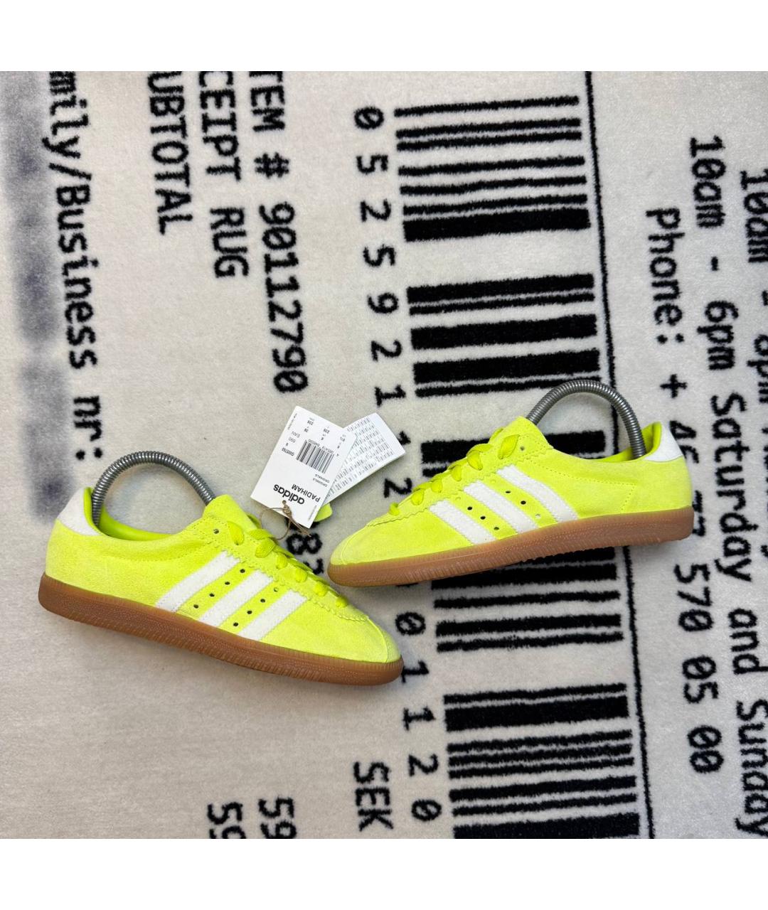 ADIDAS Салатовые замшевые кроссовки, фото 6