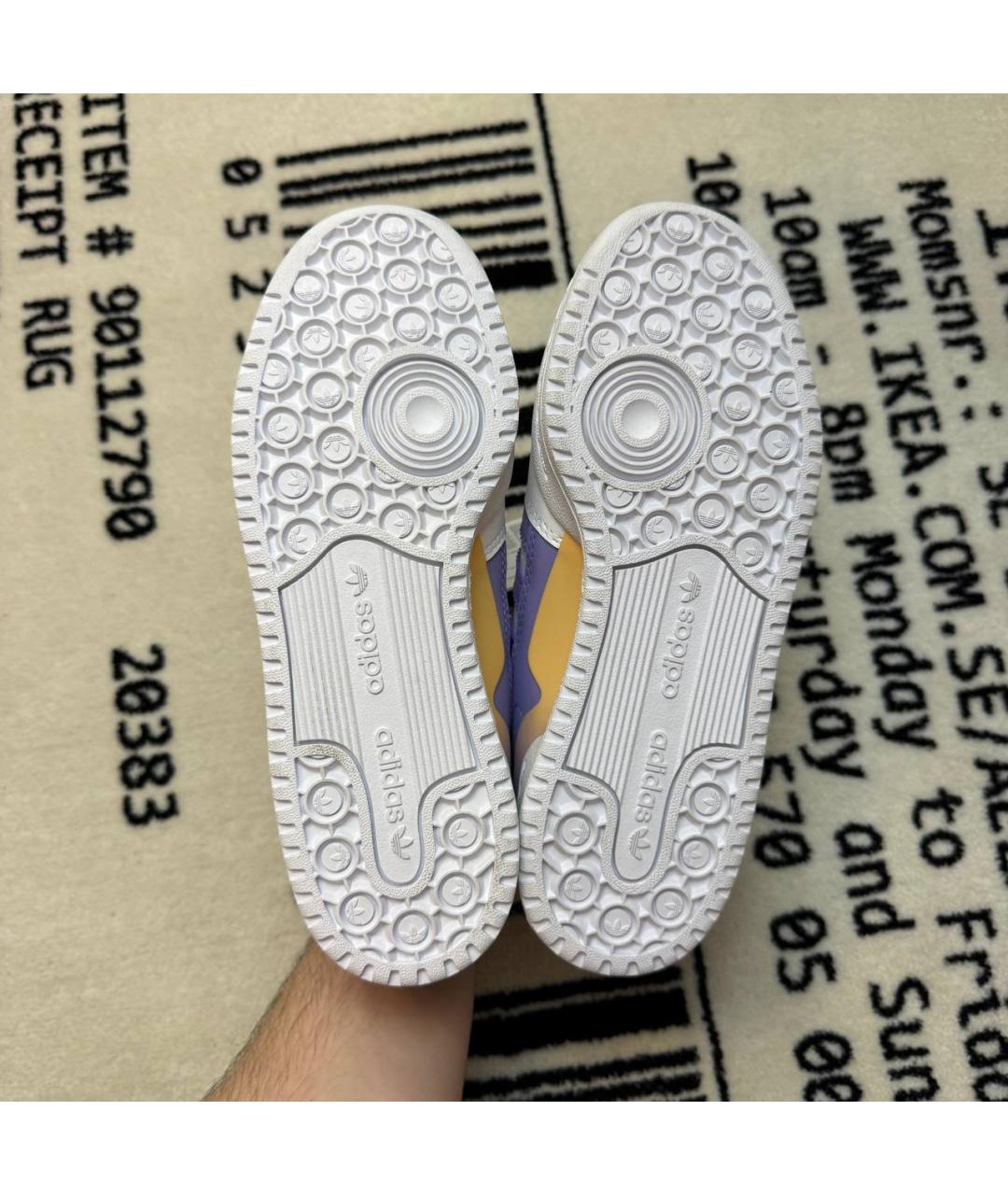 ADIDAS Белые кожаные кроссовки, фото 5