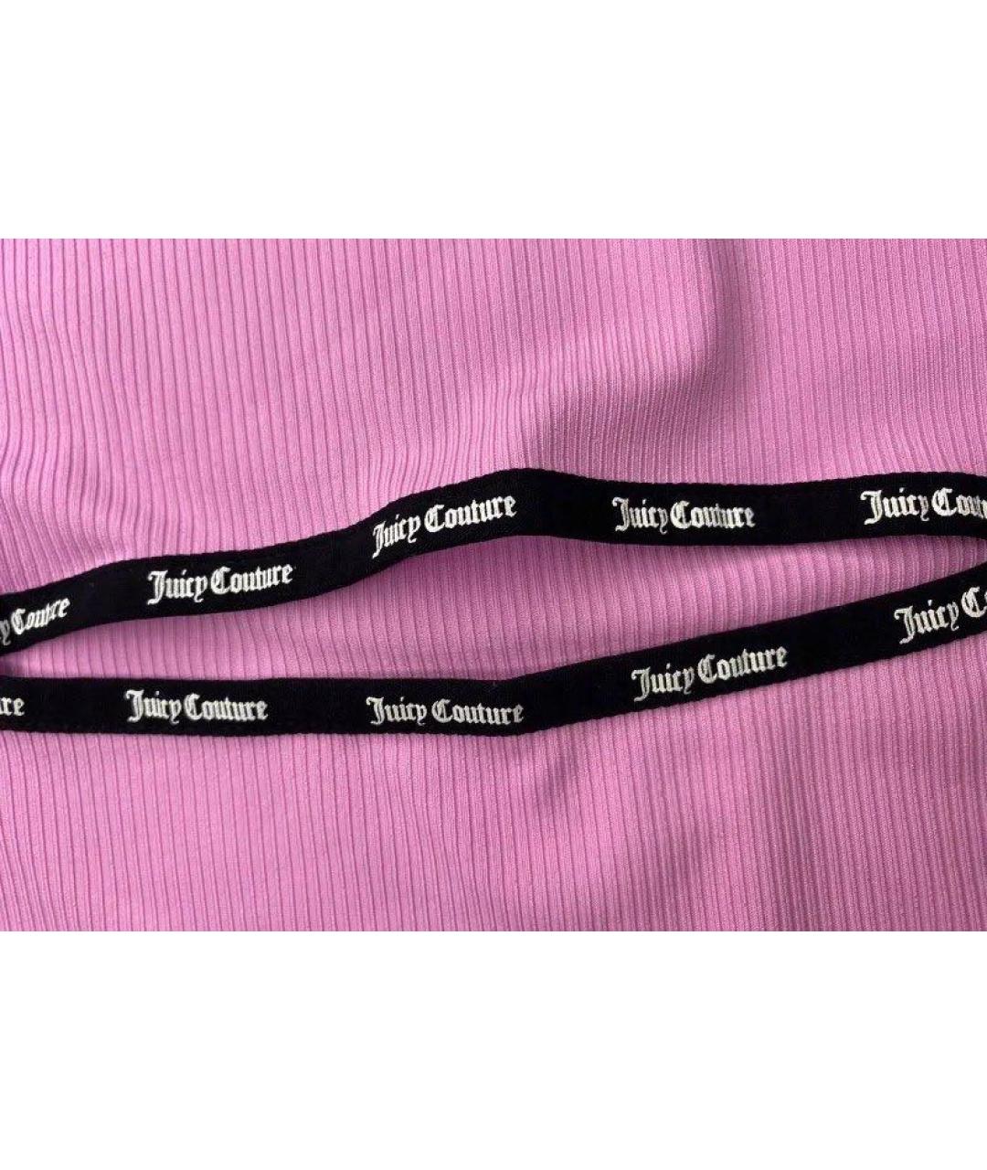 JUICY COUTURE Розовое полиэстеровое повседневное платье, фото 2