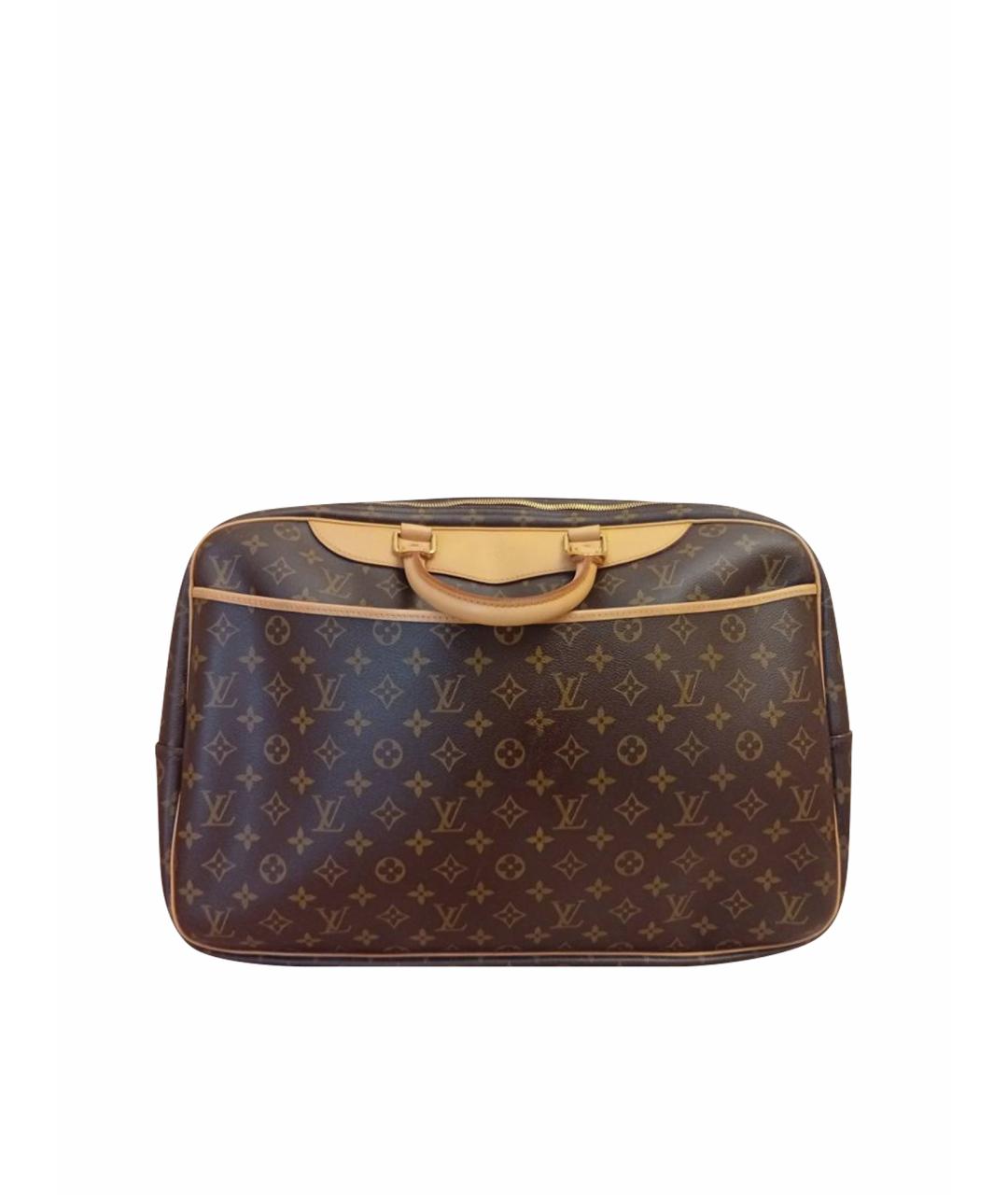 LOUIS VUITTON Коричневая кожаная дорожная/спортивная сумка, фото 1
