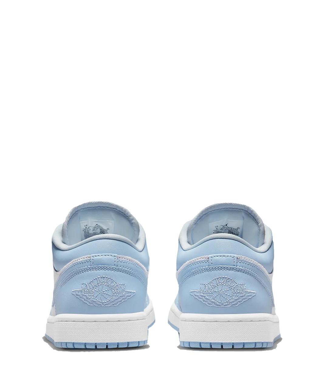JORDAN Голубые кожаные кроссовки, фото 3