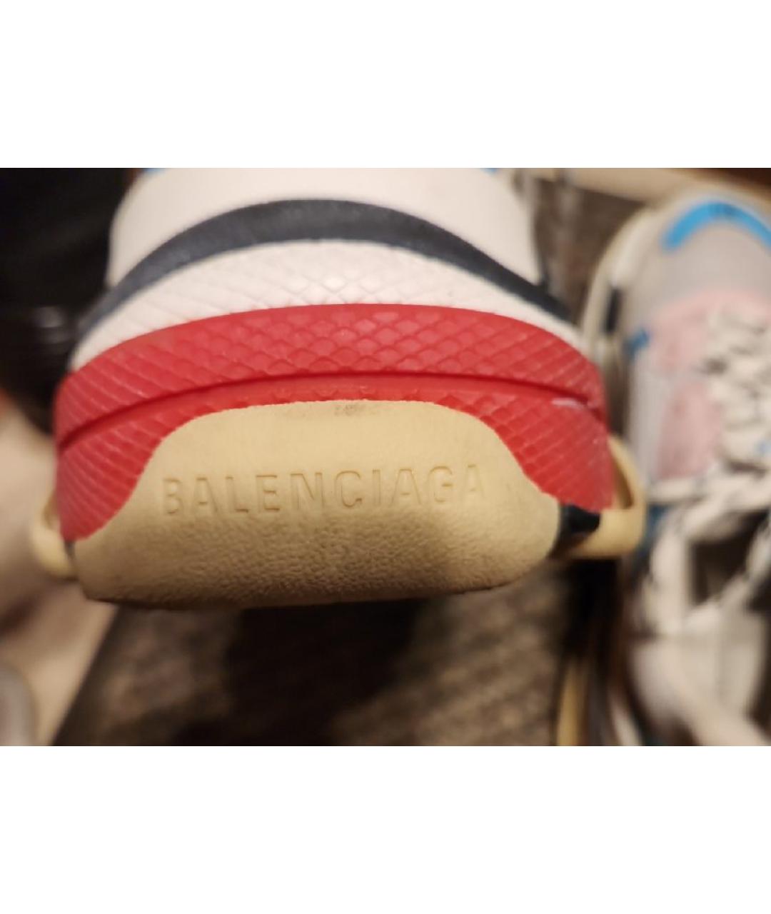 BALENCIAGA Мульти кожаные кроссовки, фото 9