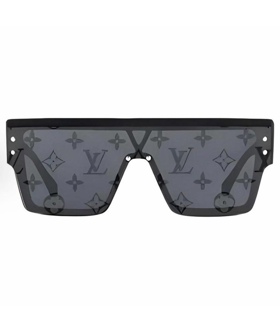 LOUIS VUITTON Черные пластиковые солнцезащитные очки, фото 2