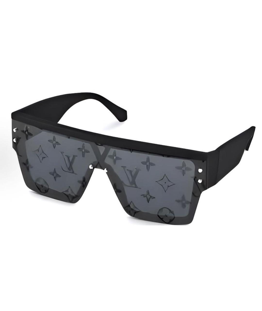 LOUIS VUITTON Черные пластиковые солнцезащитные очки, фото 5