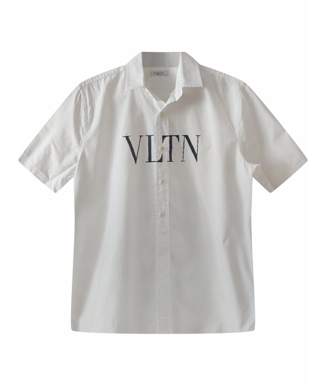VALENTINO Белая хлопковая кэжуал рубашка, фото 1
