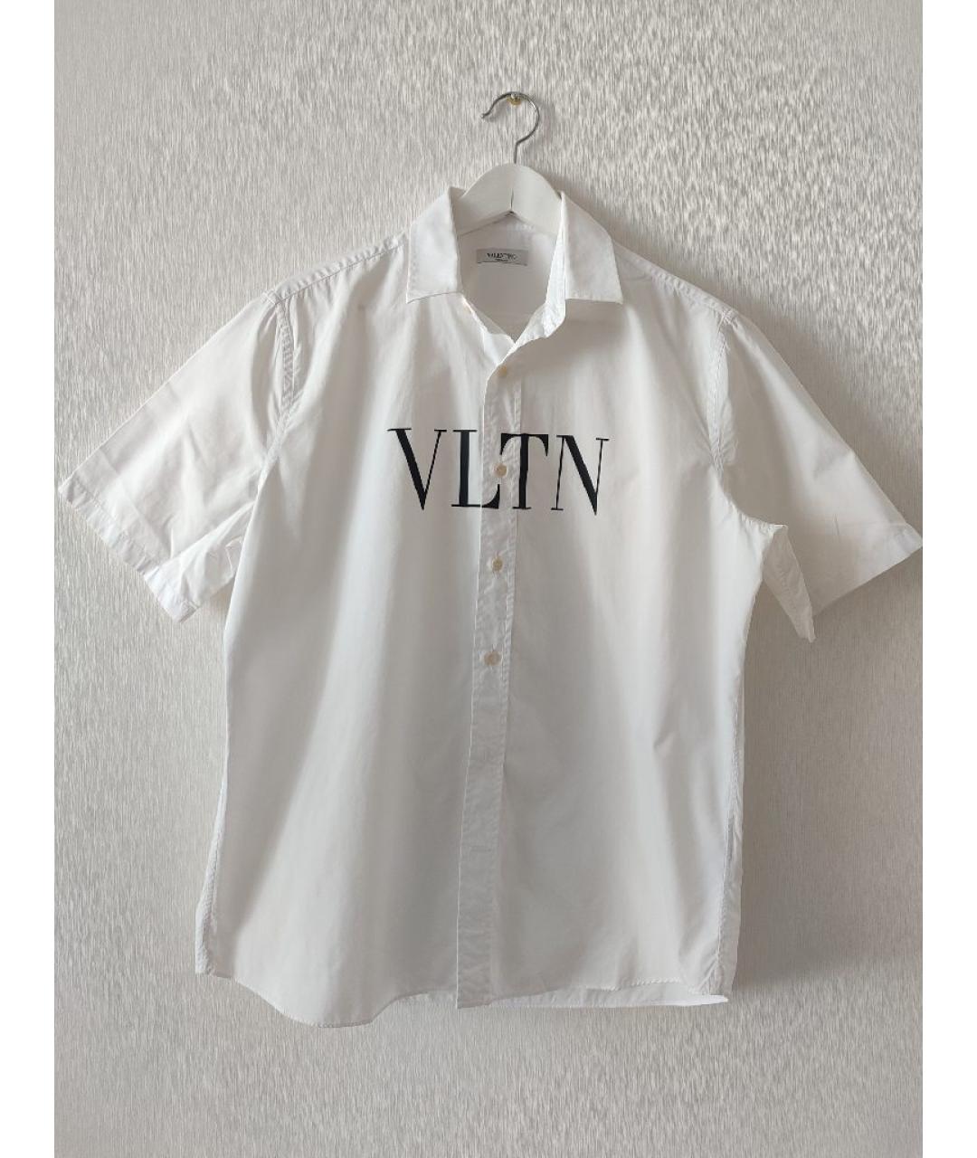 VALENTINO Белая хлопковая кэжуал рубашка, фото 7