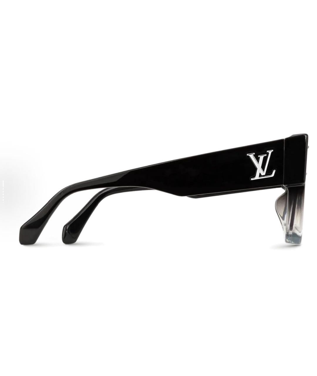 LOUIS VUITTON Черные пластиковые солнцезащитные очки, фото 4