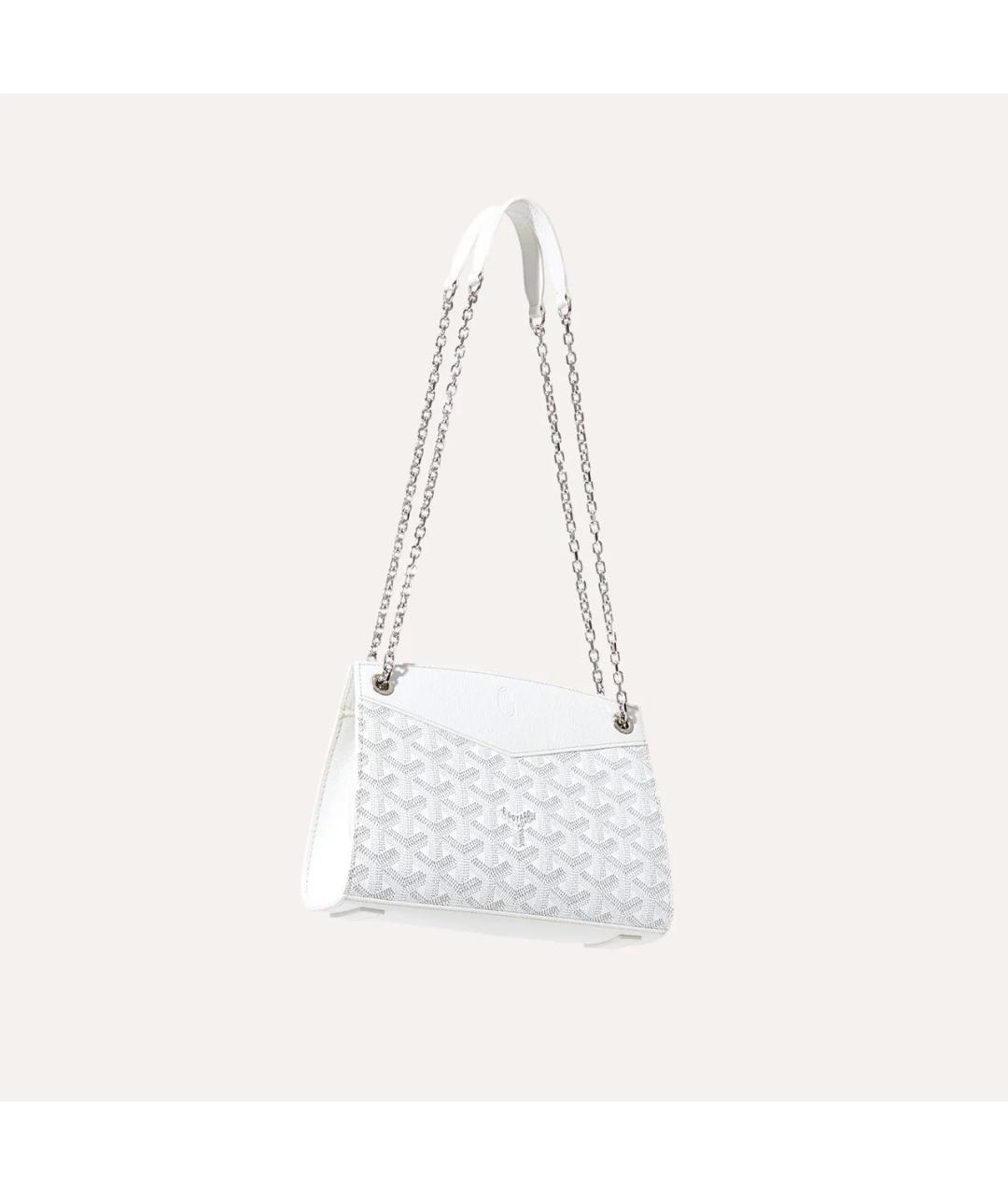 GOYARD Белая сумка через плечо, фото 2