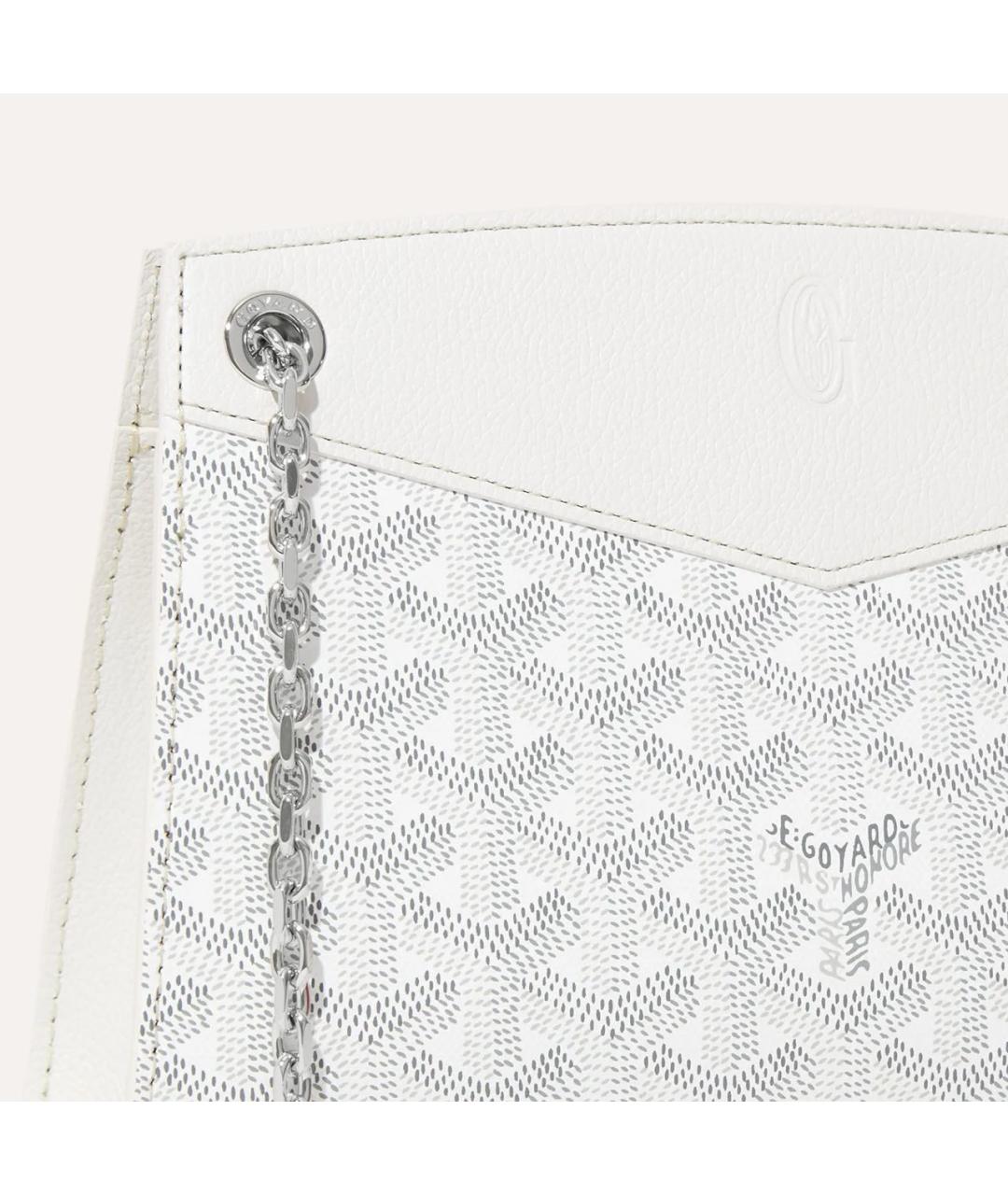 GOYARD Белая сумка через плечо, фото 5