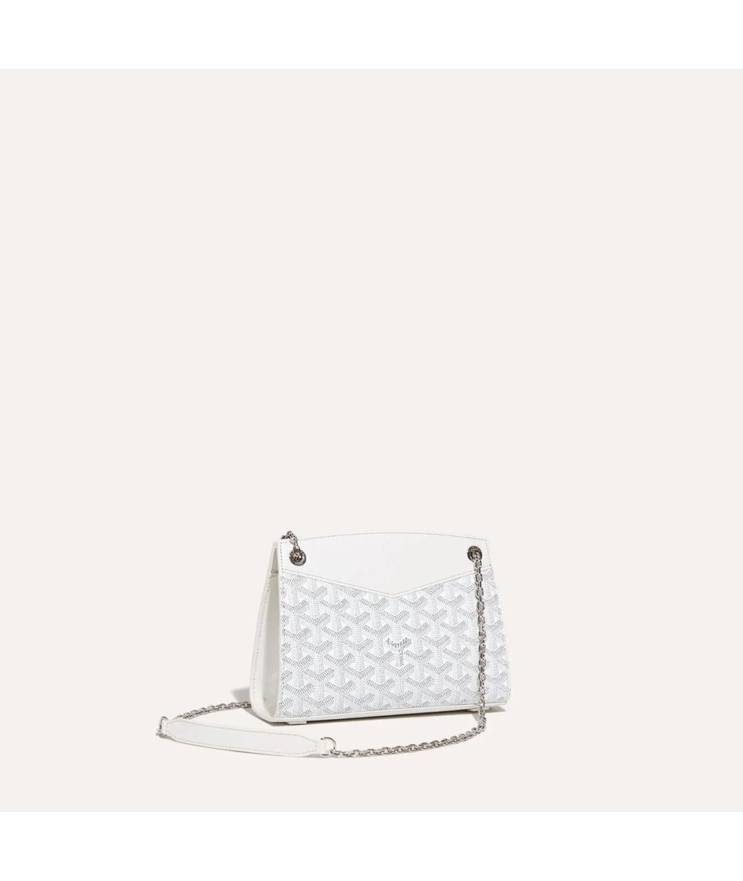 GOYARD Белая сумка через плечо, фото 6