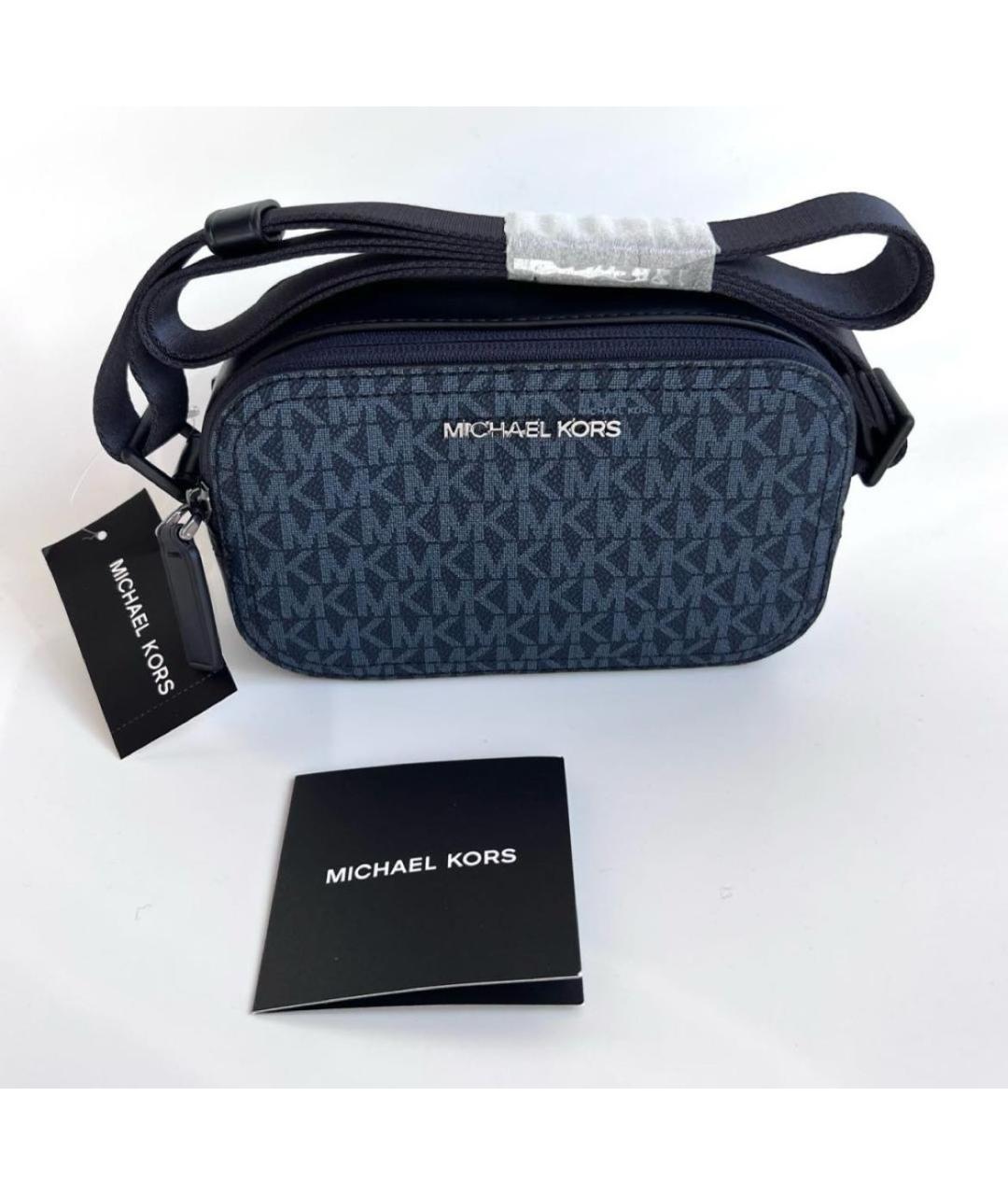 MICHAEL KORS Темно-синяя сумка на плечо, фото 5