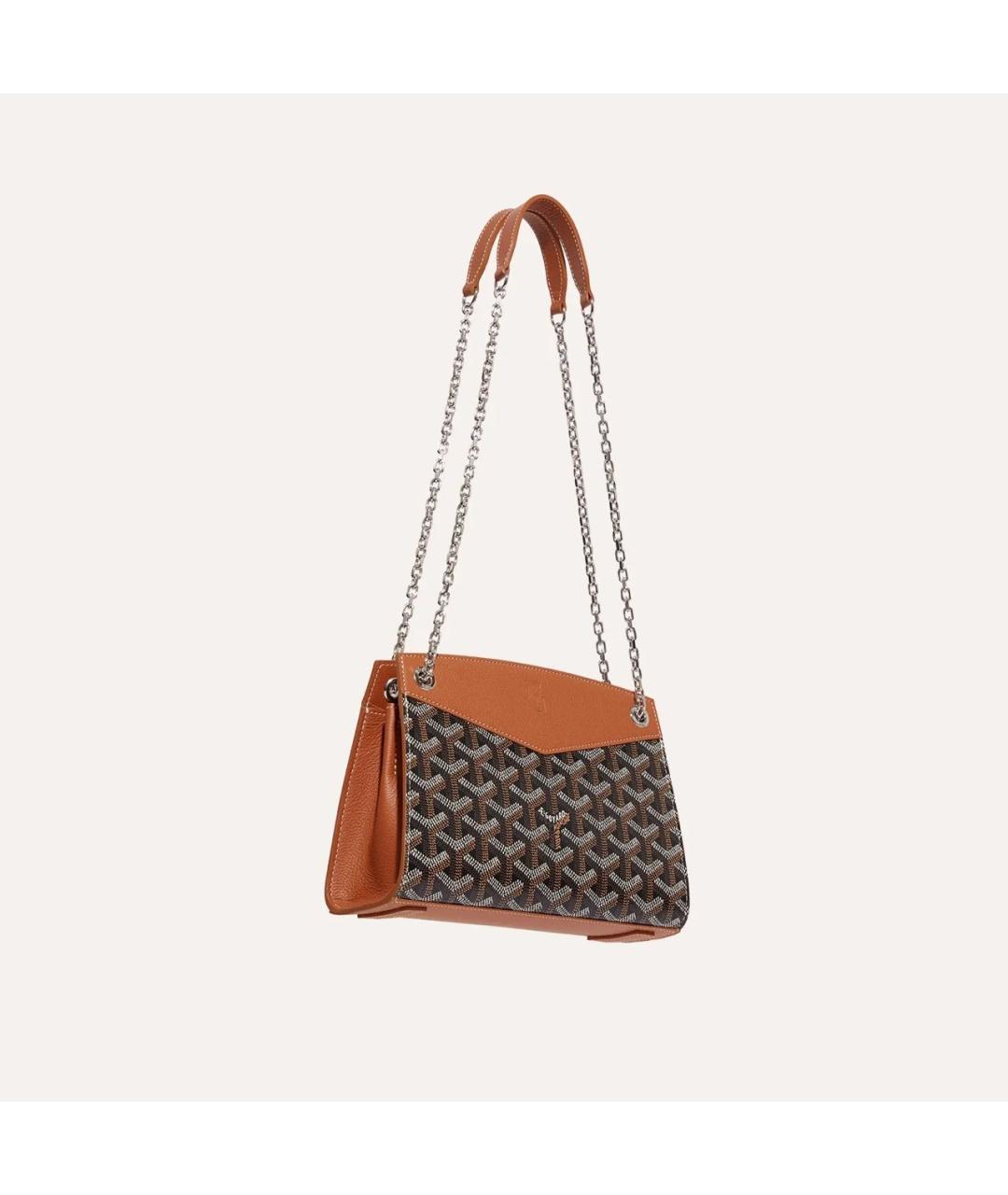 GOYARD Коричневая сумка через плечо, фото 2