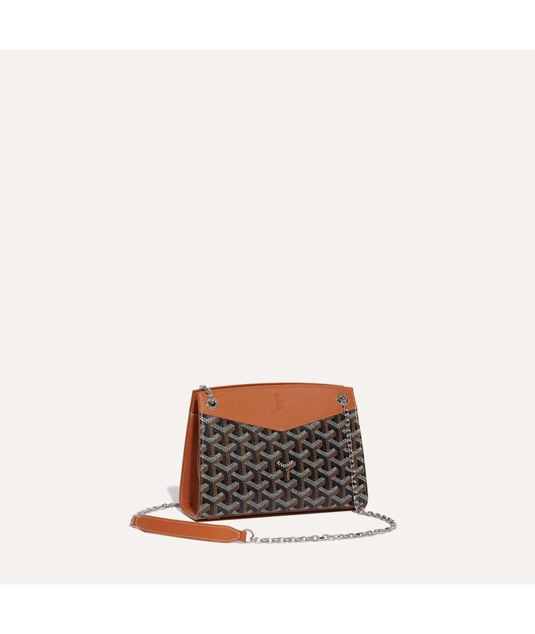 GOYARD Коричневая сумка через плечо, фото 6