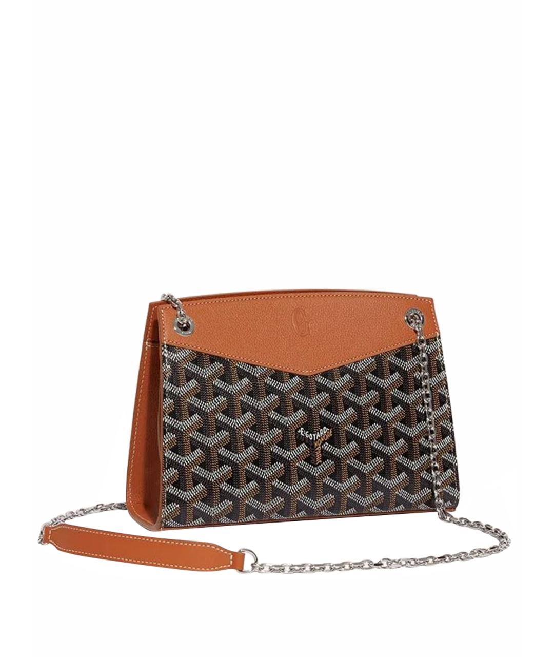 GOYARD Коричневая сумка через плечо, фото 1