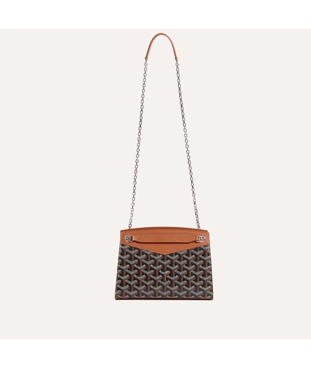 GOYARD Коричневая сумка через плечо, фото 3