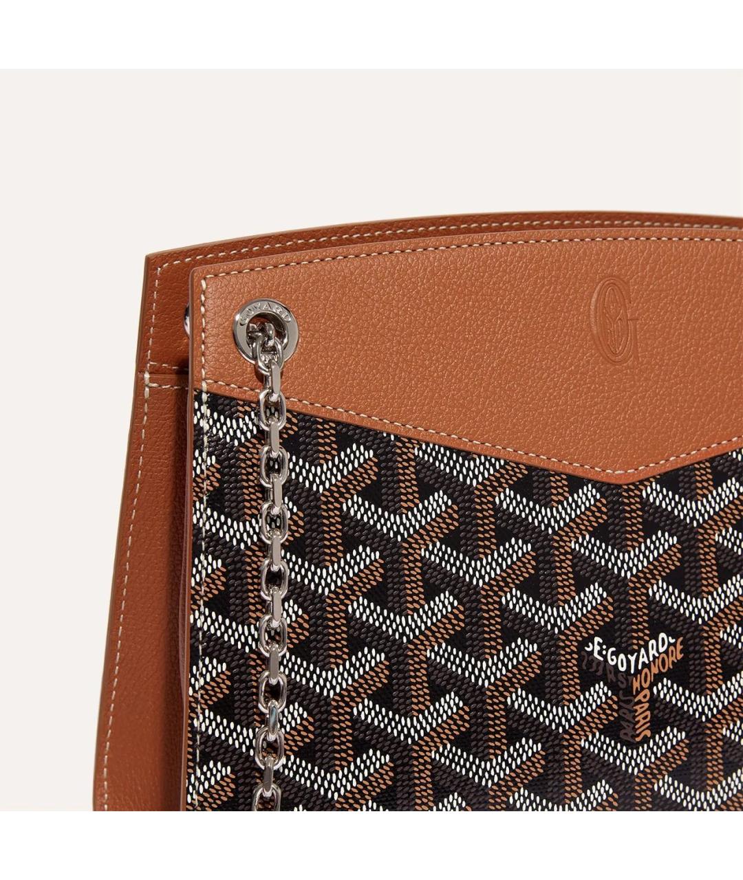 GOYARD Коричневая сумка через плечо, фото 5