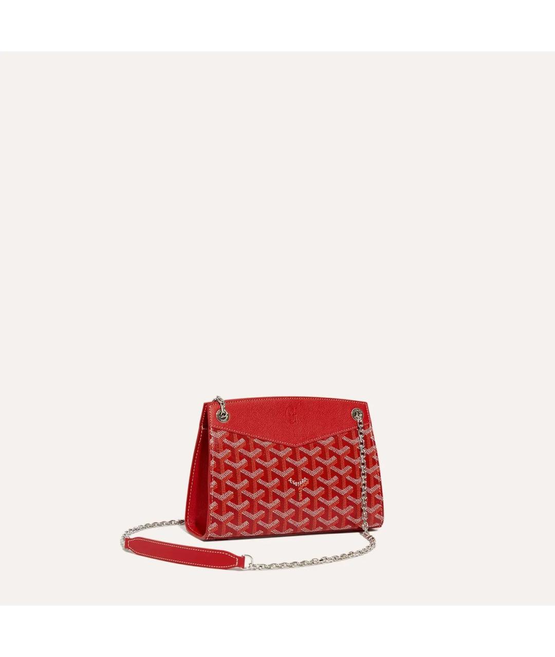 GOYARD Красная сумка через плечо, фото 6