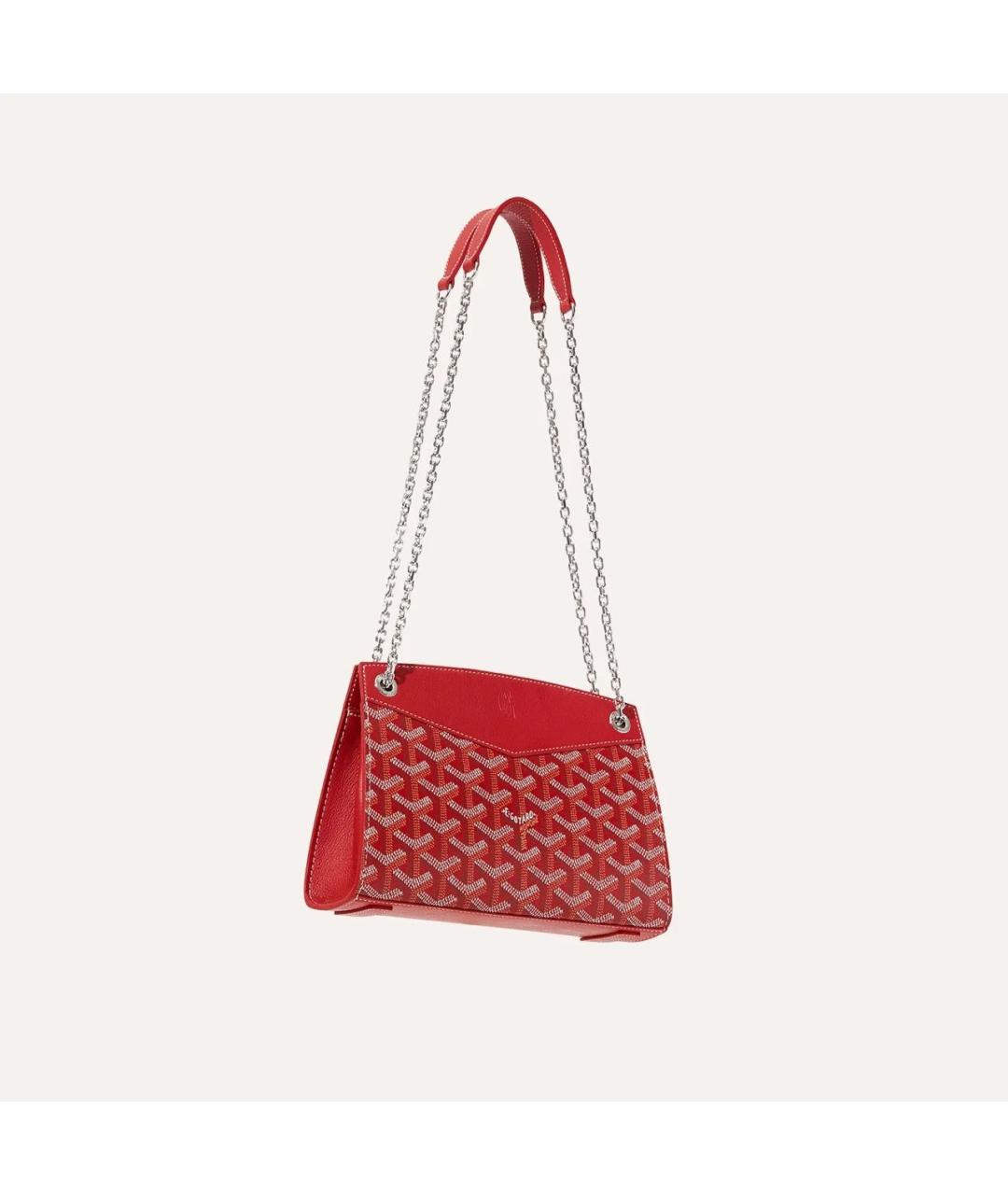 GOYARD Красная сумка через плечо, фото 2