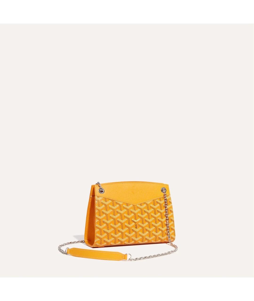 GOYARD Желтая сумка через плечо, фото 6