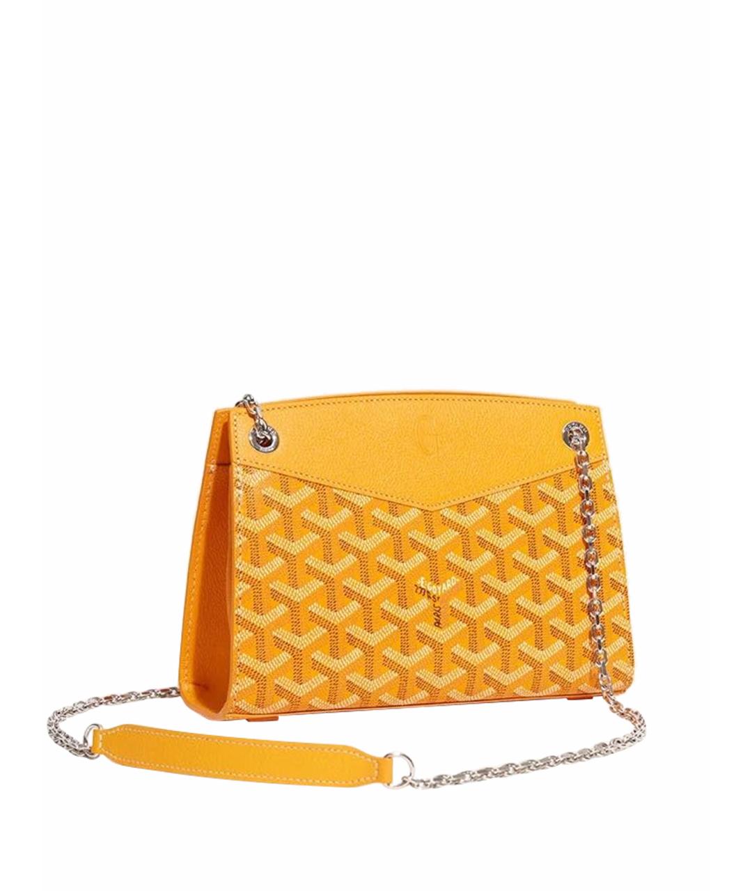 GOYARD Желтая сумка через плечо, фото 1