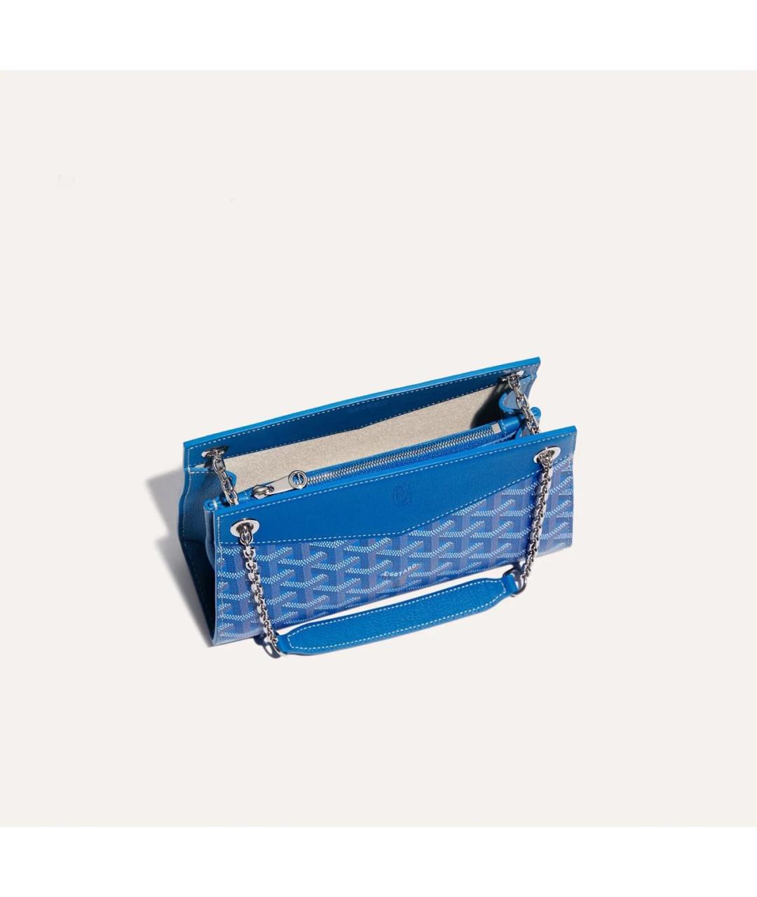 GOYARD Синяя сумка через плечо, фото 4