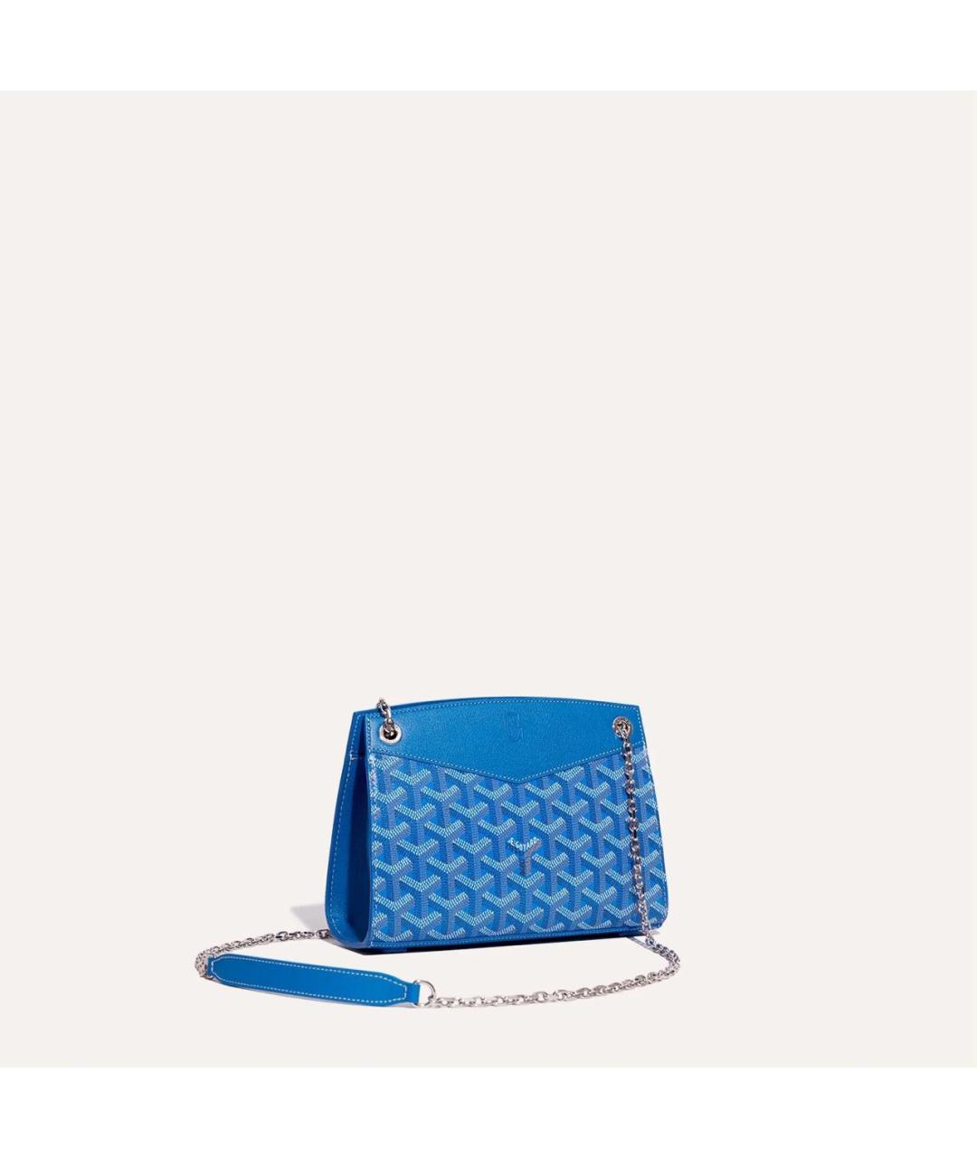 GOYARD Синяя сумка через плечо, фото 6