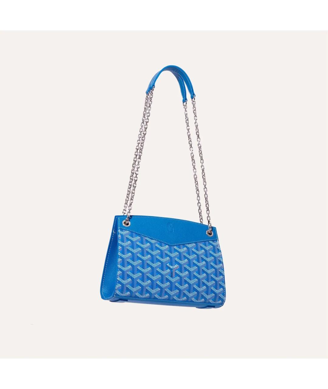GOYARD Синяя сумка через плечо, фото 2
