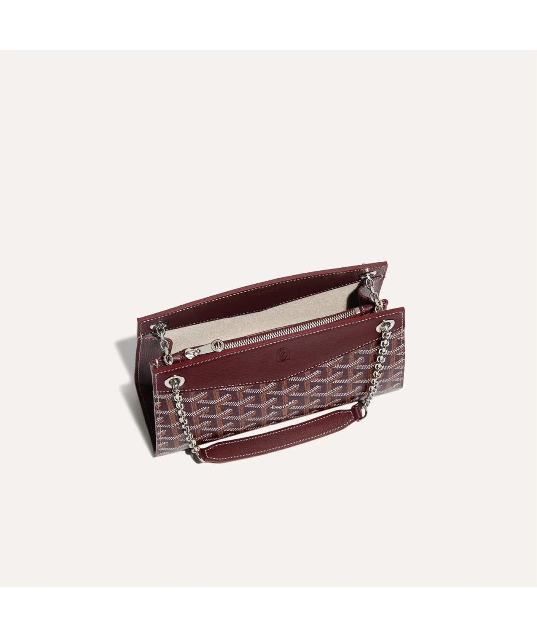 GOYARD Бордовая сумка через плечо, фото 4