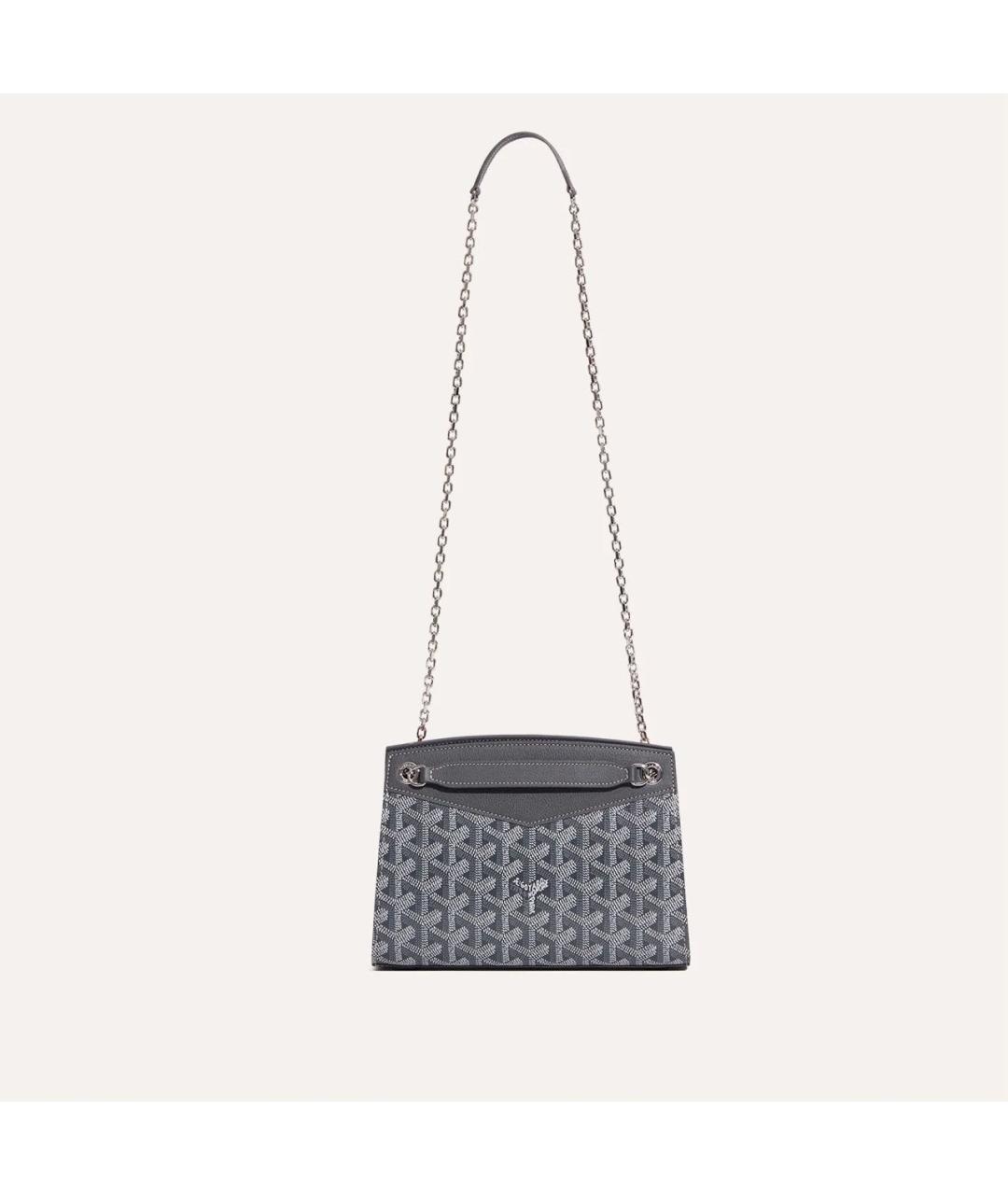 GOYARD Серая сумка через плечо, фото 3
