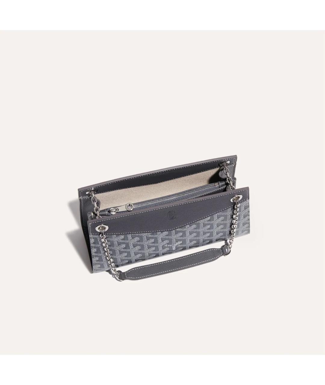 GOYARD Серая сумка через плечо, фото 4