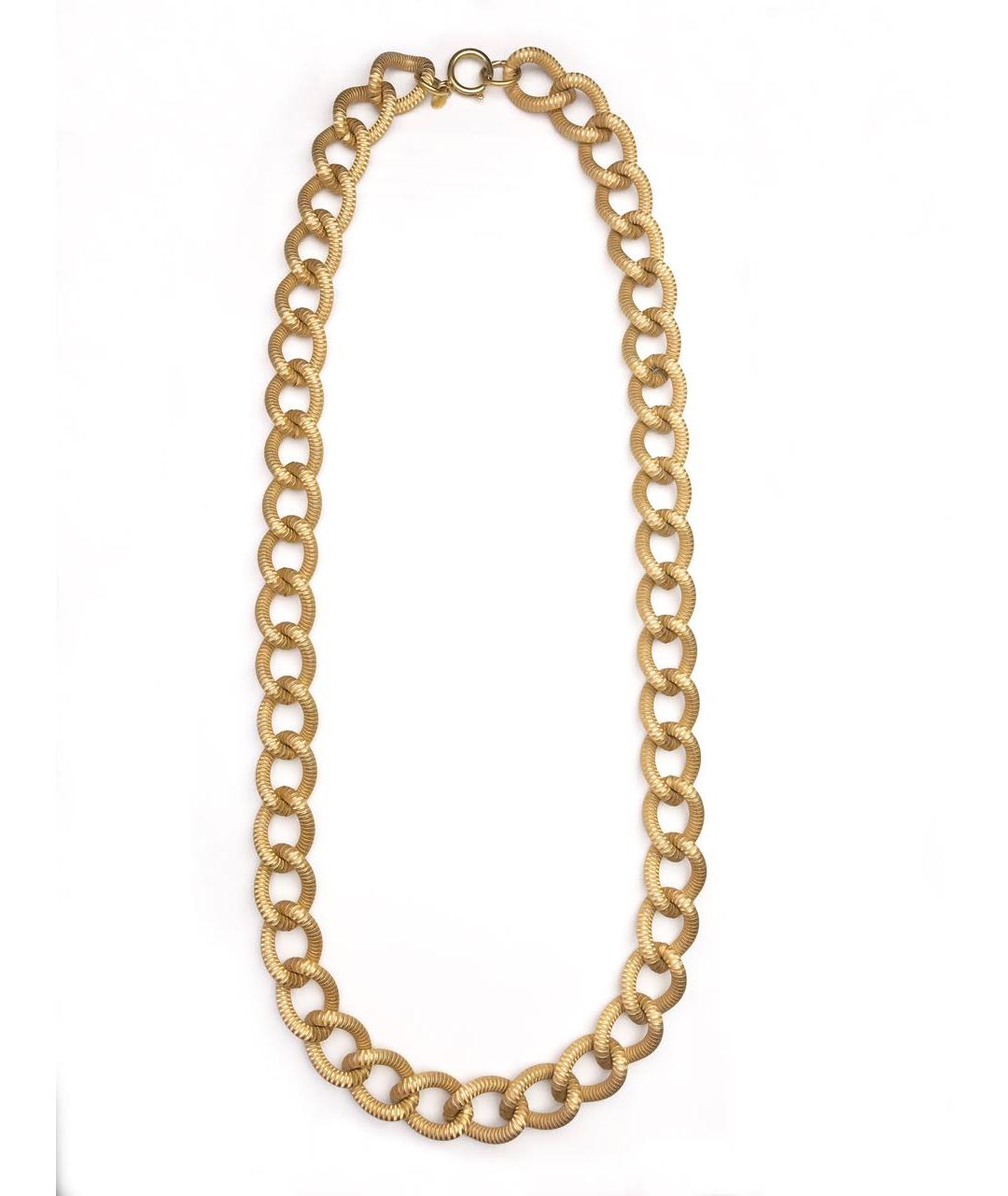 MONET Золотое металлическое колье, фото 3