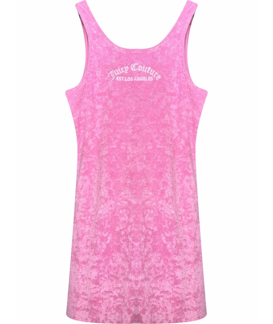 JUICY COUTURE Розовое полиэстеровое повседневное платье, фото 1