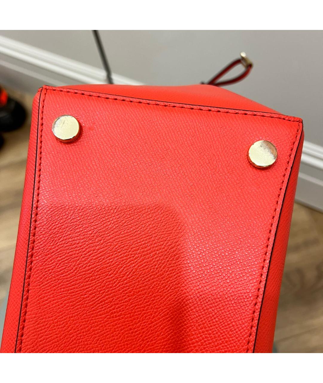 MICHAEL MICHAEL KORS Красная сумка тоут из искусственной кожи, фото 7