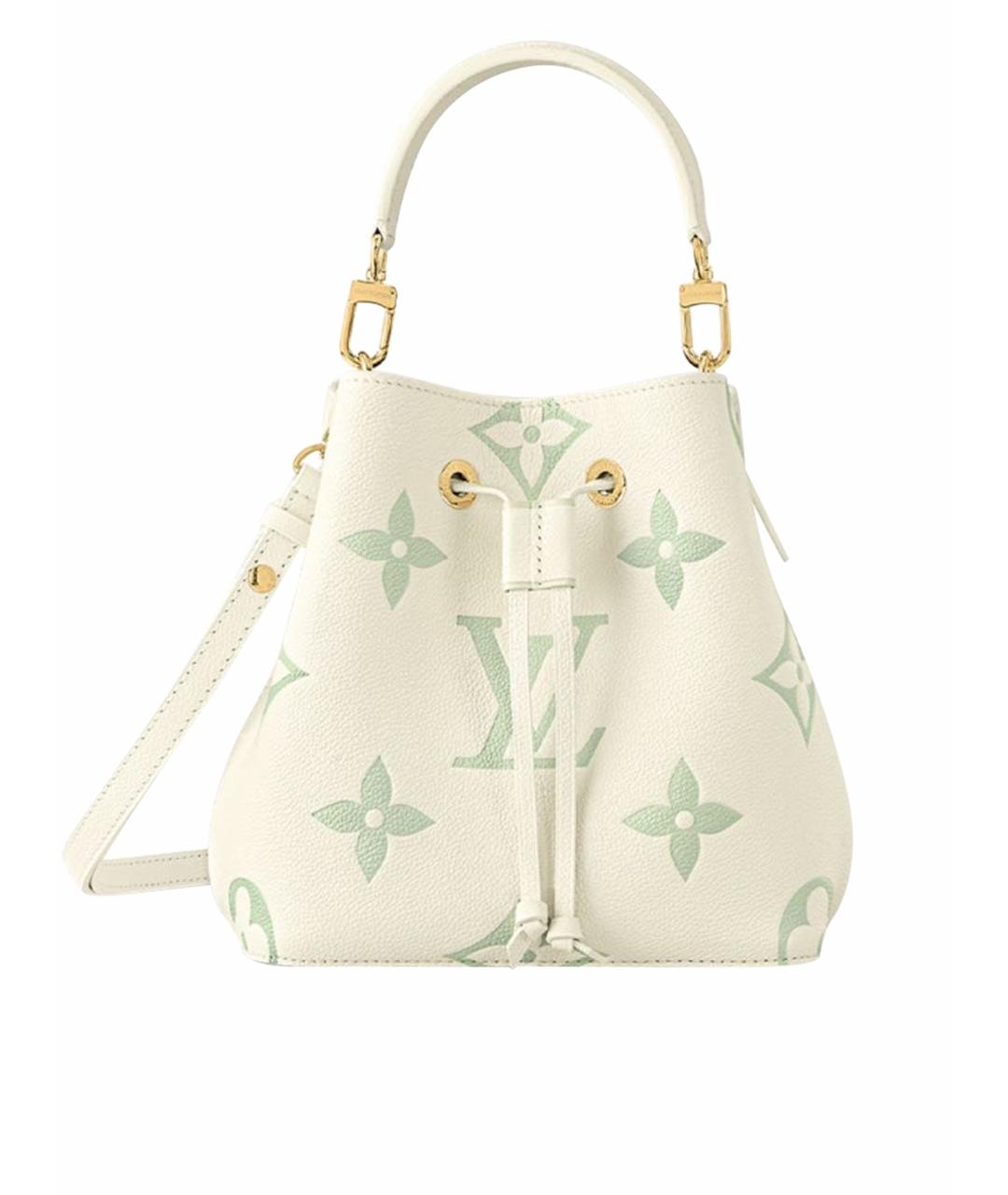 LOUIS VUITTON Бежевая кожаная сумка тоут, фото 1