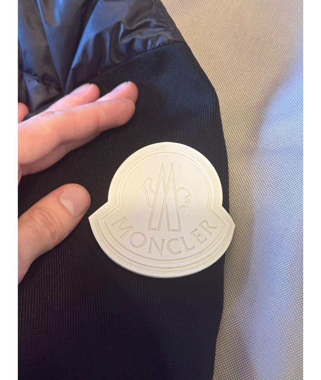 MONCLER Черная куртка, фото 2