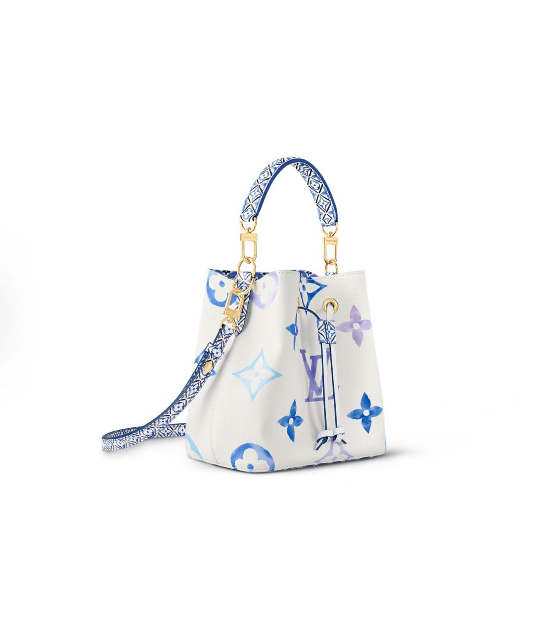 LOUIS VUITTON Белая кожаная сумка с короткими ручками, фото 2