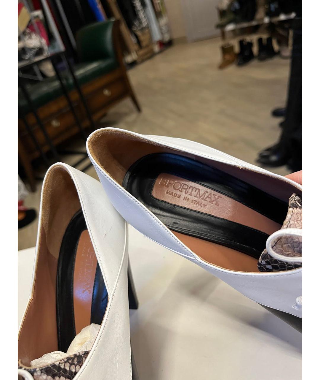SPORTMAX Мульти кожаные туфли, фото 5
