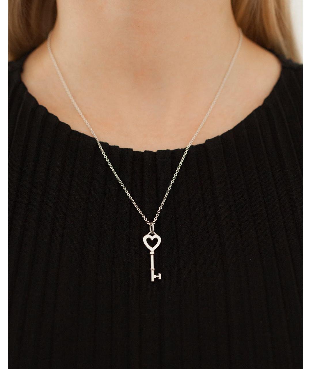 TIFFANY&CO Серебряная серебряная подвеска, фото 2