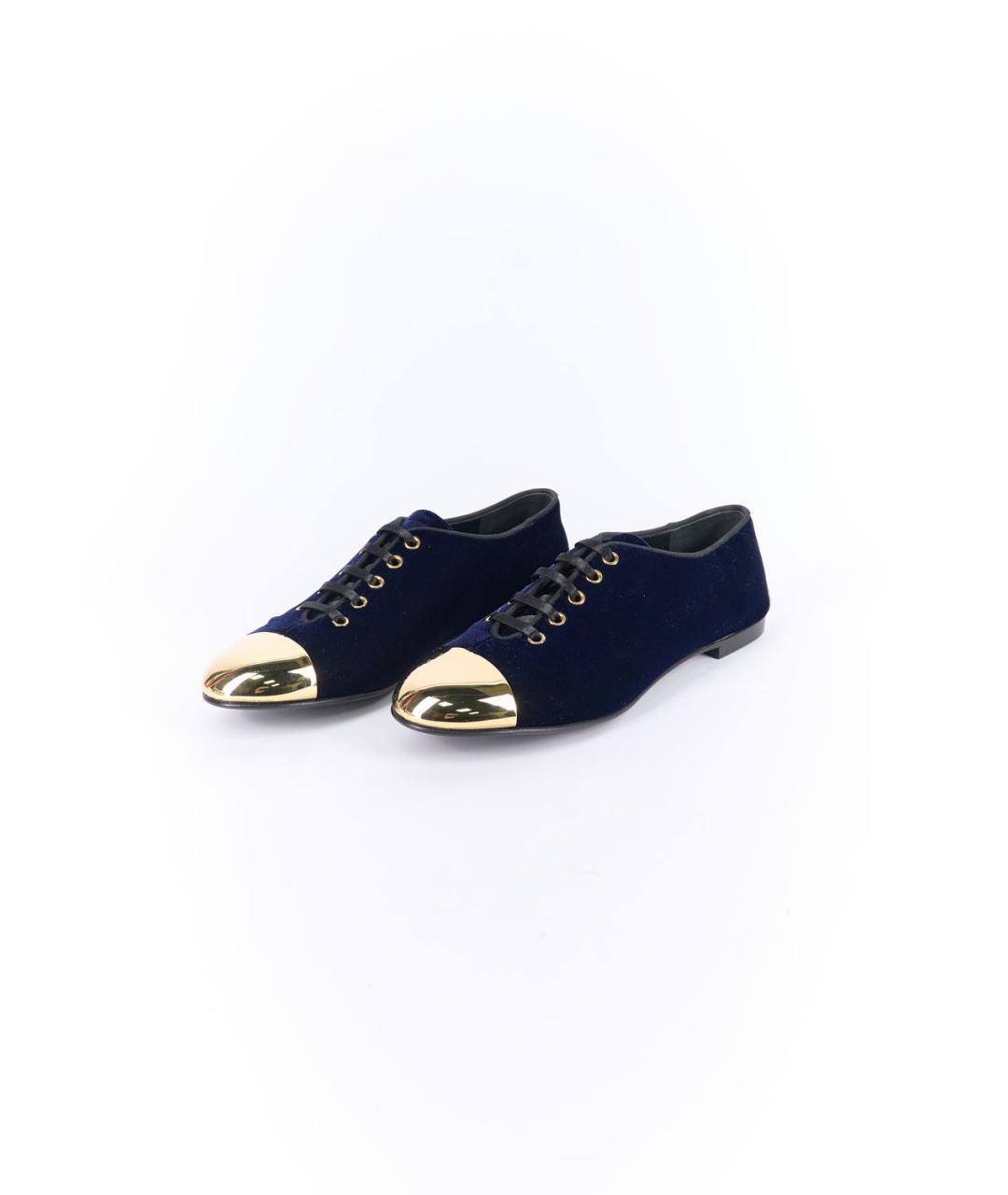 GIUSEPPE ZANOTTI DESIGN Черные текстильные туфли, фото 3
